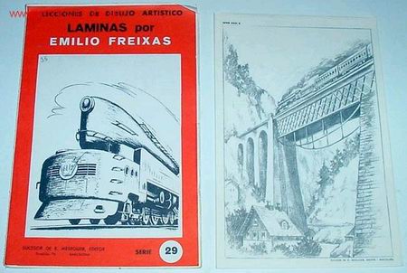 C&oacute;mics: Carlos Freixas - Estudios: carpeta con 12 laminas 27x38 cms - Foto 1