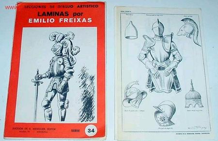 C&oacute;mics: Carlos Freixas - Estudios: carpeta con 12 laminas 27x38 cms - Foto 1
