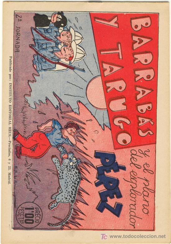 C&oacute;mics: (CO-4)COMIC AVENTURAS DE BARRABAS Y TARUGO Y EL PLANO DEL EXPLORADOR PEREZ - Foto 1