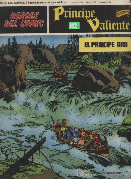 C&oacute;mics: Pr&iacute;ncipe Valiente - H&eacute;roes del Comic, n&ordm;: 34 - Buru lan Ediciones - Foto 1