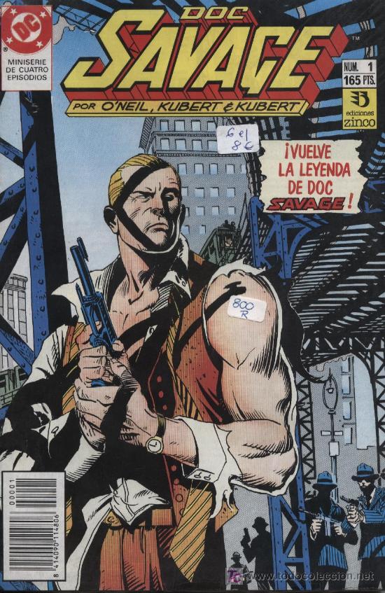 C&oacute;mics: Doc Savage  -  4 n&uacute;meros (Miniserie Completa)  -  DC - Foto 1