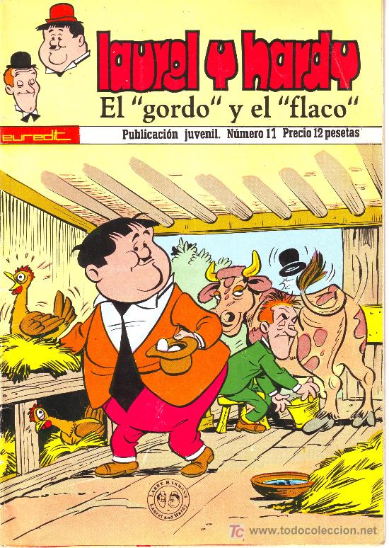 C&oacute;mics: Laurel y Hardy. El gorgo y el flaco . Publicaci&oacute;n juvenil n&ordm; 11 - Foto 1