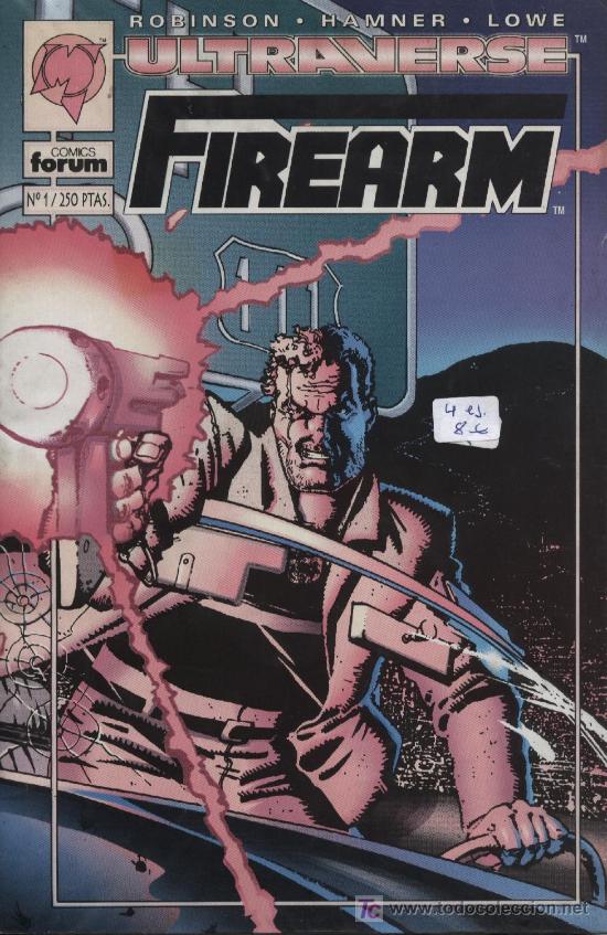 C&oacute;mics: Ultraverse  -  Firearm  -  4 ejemplares (Serie Limitada Completa)  -  Forum - Foto 1