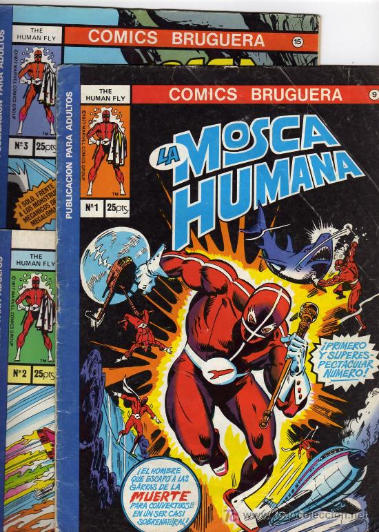 C&oacute;mics: N&uacute;ms.  1, 2 y 3  de  LA MOSCA HUMANA - Foto 1