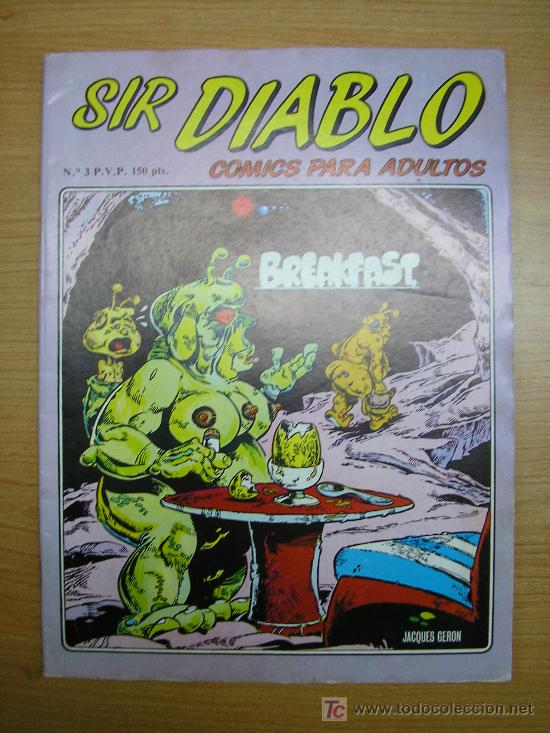 C&oacute;mics: SIR DIABLO, N&ordm; 3, BREAKFAST. - Foto 1