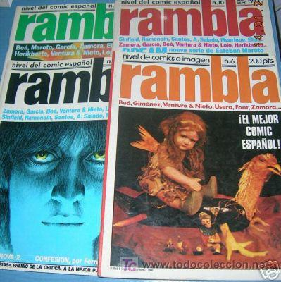 C&oacute;mics: RAMBLA. NUMEROS 6, 9, 10 Y 11. A&Ntilde;O 1982.COMIC - Foto 1