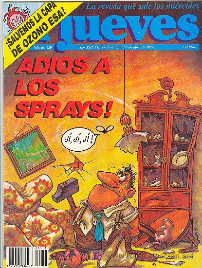 C&oacute;mics: EL JUEVES N&ordm; 618 : ADIOS A LOS SPRAYS - Foto 1
