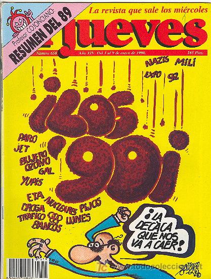 C&oacute;mics: EL JUEVES N&ordm; 658 : LOS 90 - Foto 1