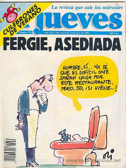 C&oacute;mics: EL JUEVES N&ordm; 797 : CULEBRONES DE VERANO : FERGIE ASEDIADA - Foto 1