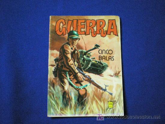 C&oacute;mics: GUERRA - CINCO BALAS.....EDITORIAL VILMAR.....34 PAG - Foto 1