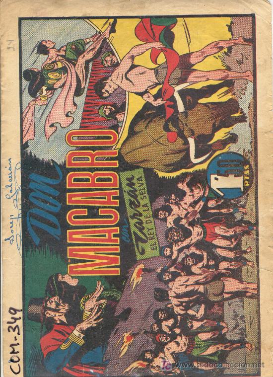 C&oacute;mics: (COM-349)COMIC TARZAN EL REY DE LA SELVA-Don Macabro - Foto 1