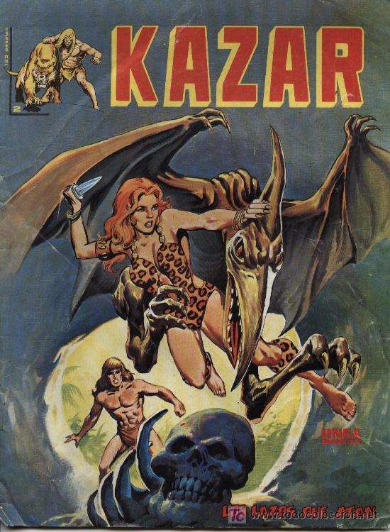 C&oacute;mics: Kazar  -  n&ordm; 2  -  Ed. L&iacute;nea Surco 1981 - Foto 1