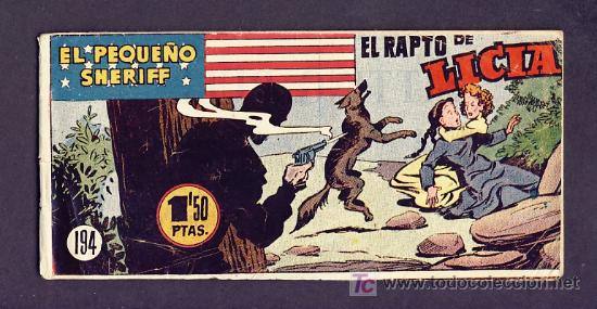 C&oacute;mics: Tebeo comic EL PEQUE&Ntilde;O SHERIFF num.194 - Foto 1
