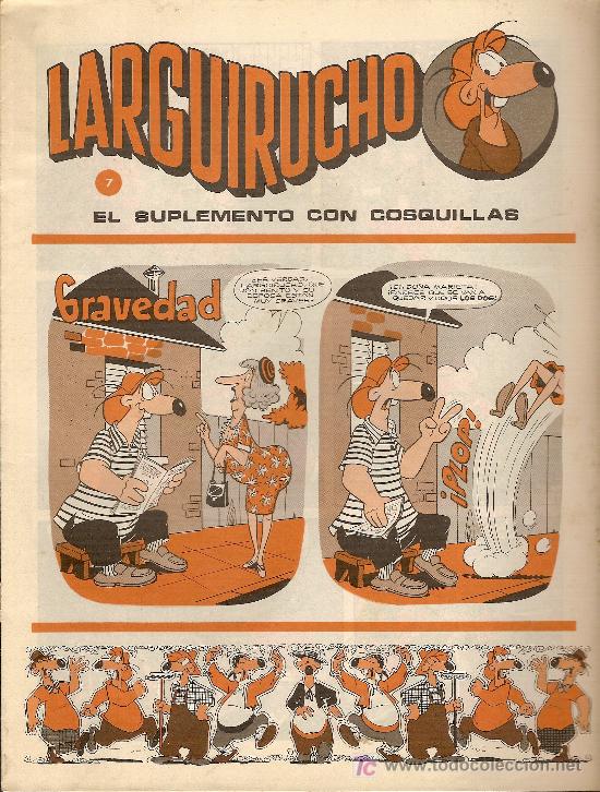 C&oacute;mics: Suplemento de comics Larguirucho, de la revista Petete. N&ordm; 7. - Foto 1