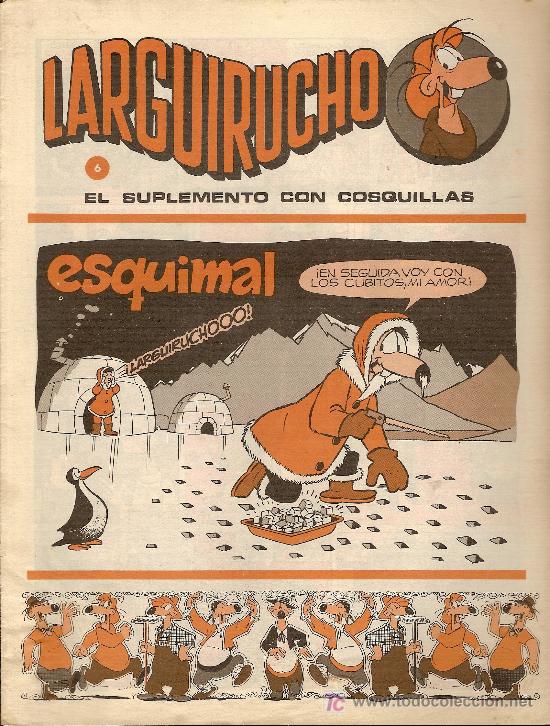 C&oacute;mics: Suplemento de comics Larguirucho, de la revista Petete. N&ordm; 6. - Foto 1