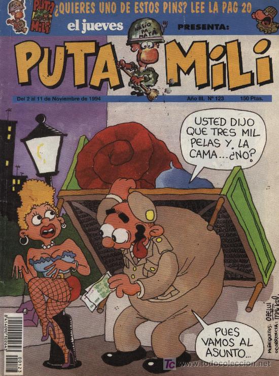 C&oacute;mics: EL JUEVES - PUTA MILI - N&ordm; 123 - Foto 1