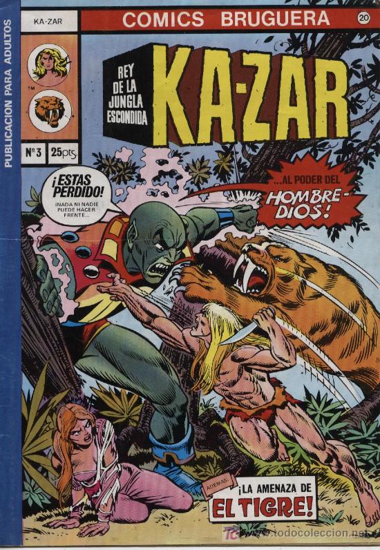 C&oacute;mics: KA-ZAR - N&ordm; 20 - BROGUERA 1977 - Foto 1