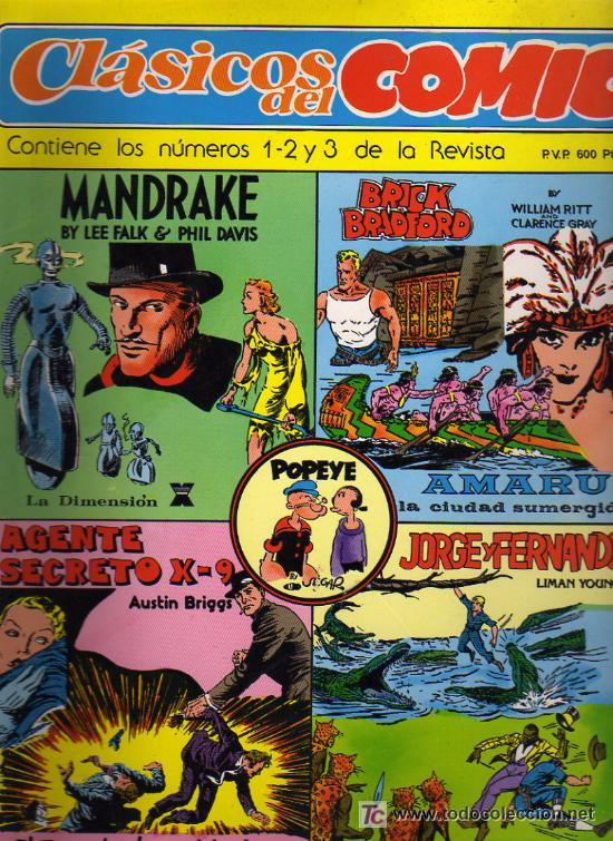 Comics: Cl&aacute;sicos del c&oacute;mic. N&ordm; 1, 2 y 3 retapados.