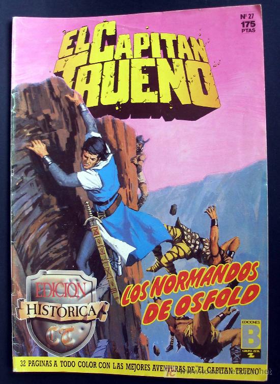 C&oacute;mics: EL CAPITAN TRUENO N&ordm; 27 (EDIT. BRUGUERA de 1987) - Foto 1