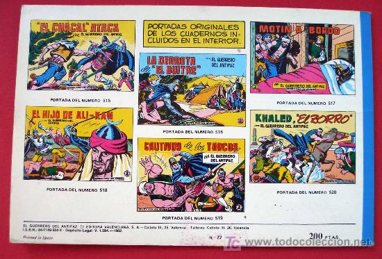 C&oacute;mics: EL GUERRERO DEL ANTIFAZ N&ordm; 77 - Foto 2