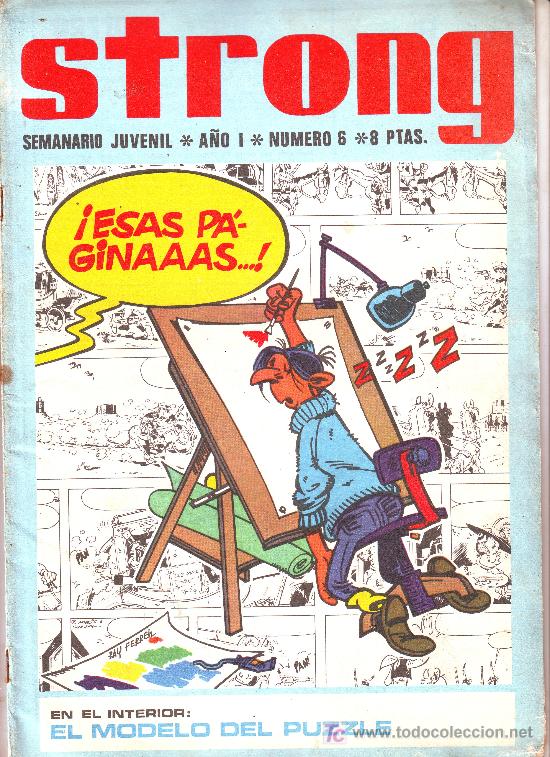 C&oacute;mics: strong n&ordm; 6.semanario juvenil, a&ntilde;o 1969 - Foto 1