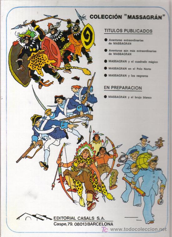 C&oacute;mics: Massagran y los negreros. Casals 1986. 1&ordf; edici&oacute;n - Foto 2