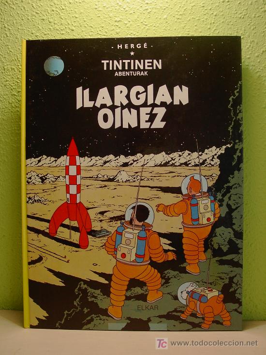 C&oacute;mics: TINTIN: ILARGIAN OINEZ, ED. ELKAR 1990 - Foto 1