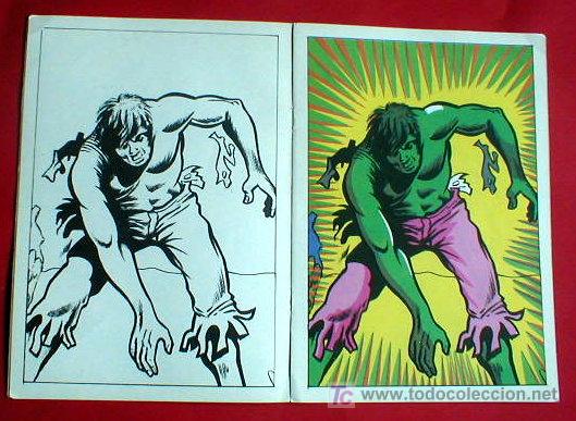 C&oacute;mics: EL INCREIBLE HULK..COMIC PARA COLOREAR. 1981.. ENVIO GRATIS&iexcl;&iexcl;&iexcl; - Foto 2