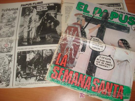 C&oacute;mics: Dos ejemplares de EL PAPUS del a&ntilde;o 1979. Con Iv&aacute;, Fer, Ja, etc. - Foto 1