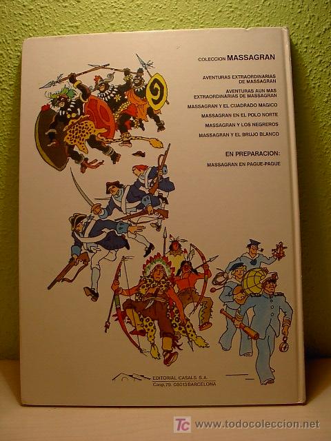 C&oacute;mics: MASSAGRAN Y EL BRUJO BLANCO, R. Folch y Camarasa, Ed. Casals - Foto 2