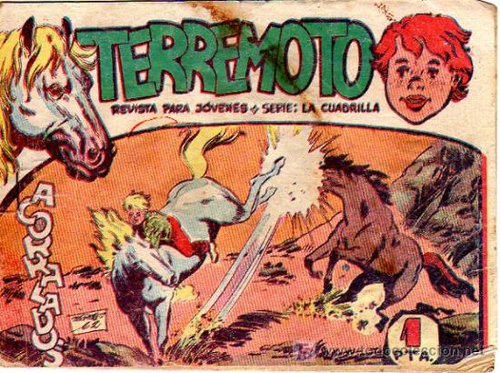 C&oacute;mics: terremoto n&ordm; 4 sobado y escrito en portada trasera - Foto 1