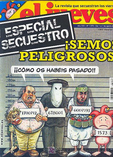C&oacute;mics: EL JUEVES N&ordm; 1575 : ESPECIAL SECUESTRO - Foto 1