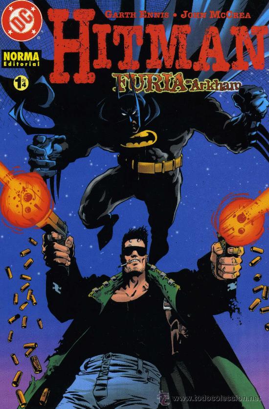 C&oacute;mics: Hitman: Furia en Arkham - 4 Ejemplares, Miniserie Completa - Norma Editorial - Foto 1