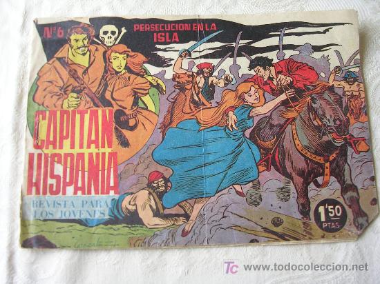 C&oacute;mics: CAPITAN HISPANIA ORIGINAL NUMERO SEIS 6 CJ3 - Foto 1