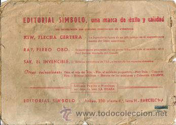C&oacute;mics: HEROES DE LAS MISIONES (SIMBOLO) ORIGINAL 1956 N&ordm;.1 - Foto 2