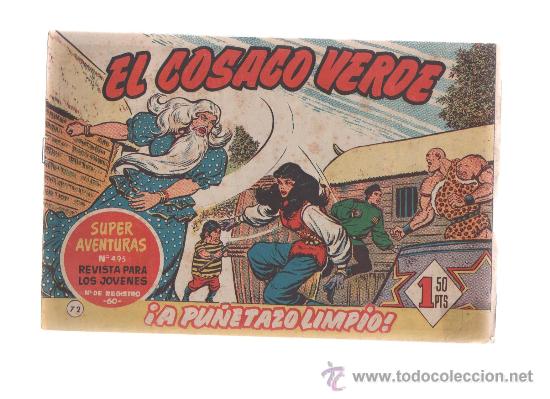 C&oacute;mics: el cosaco verden&ordm;72 original - Foto 1