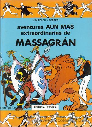C&oacute;mics: MASSAGRAN ( CASALS ) ORIGINAL 1986 LOTE - Foto 2