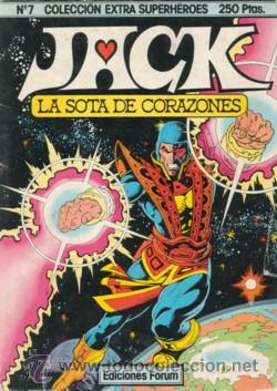 COLECCION EXTRA SUPERHEROES N&ordm; 7 JACK LA SOTA DE CORAZONES
