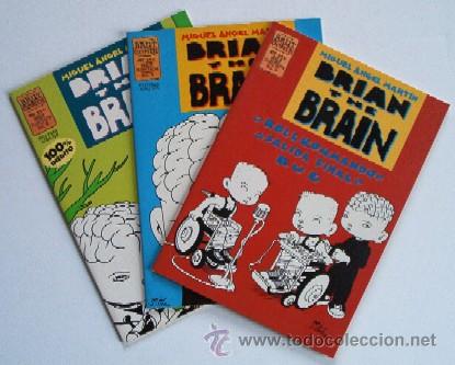 C&oacute;mics: 3 COMICS: BRIAN THE BRAIN - MIGUEL ANGEL MARTIN - Foto 1