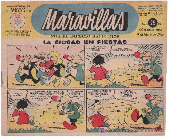 C&oacute;mics: Maravillas. n&ordm; 295. A&ntilde;o 1945 - Foto 1