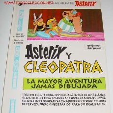 Cómics: UNA AVENTURA DE ASTERIX - ASTERIX Y CLEOPATRA - 1980 - 48 PAGINAS - 30 X 23 CMS. Lote 4813667