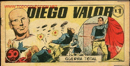 C&oacute;mics: DIEGO VALOR- N&ordm;8- ORIGINAL 2&ordf; EDICION - Foto 1