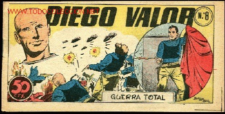 C&oacute;mics: DIEGO VALOR- N&ordm;8- ORIGINAL 2&ordf; EDICION - Foto 1