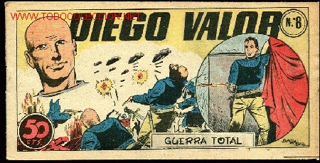 C&oacute;mics: DIEGO VALOR- N&ordm;8- ORIGINAL 2&ordf; EDICION - Foto 1