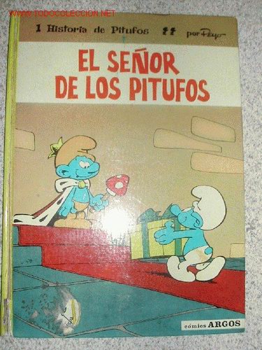 C&oacute;mics: LOS PITUFOS NUMERO 1. ARGOS TAPAS DURAS 1970 - Foto 1
