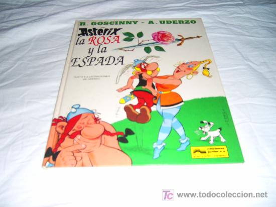 C&oacute;mics: AXTERIX LA ROSA Y LA ESPADA.TEXTO E ILUSTRACIONES DE UDERZO.EDICIONES JUNIOR 1991 - Foto 1