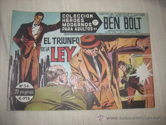 C&oacute;mics: HEROES MODERNOS. SERIE C. N&ordm;54  BEN BOLT - Foto 1