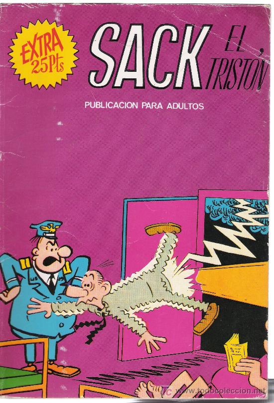 Comics : Sack el Trist&oacute;n.Extra. Euredit 1973. n&ordm; 1