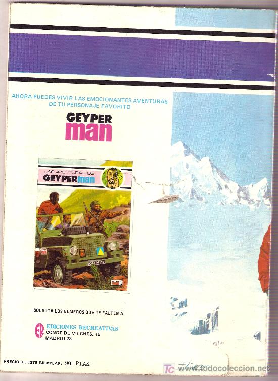 C&oacute;mics: LAS AVENTURAS DE GEYPERMAN  N&ordm; 6 - EDICIONES RECREATIVAS - Foto 2