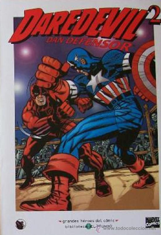 C&oacute;mics: Daredevil - Dan Defensor 2. Colecci&oacute;n grandes h&eacute;roes del c&oacute;mic. 194 p&aacute;ginas. - Foto 1